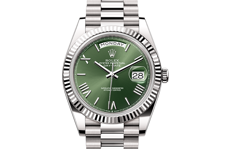 Rolex Day-Date, Oyster, 40 mm, white gold, M228239-0033