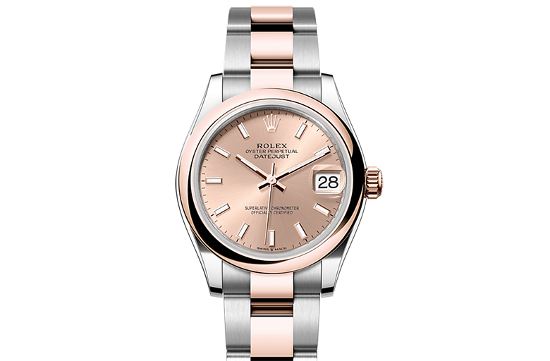 Rolex Datejust, Oyster, 31 mm, Oystersteel and Everose gold, M278241-0009