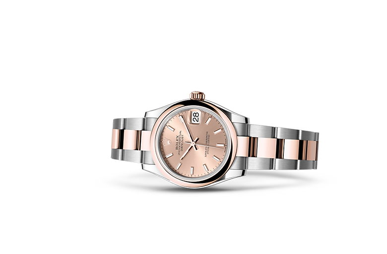 Rolex Datejust, Oyster, 31 mm, Oystersteel and Everose gold, M278241-0009