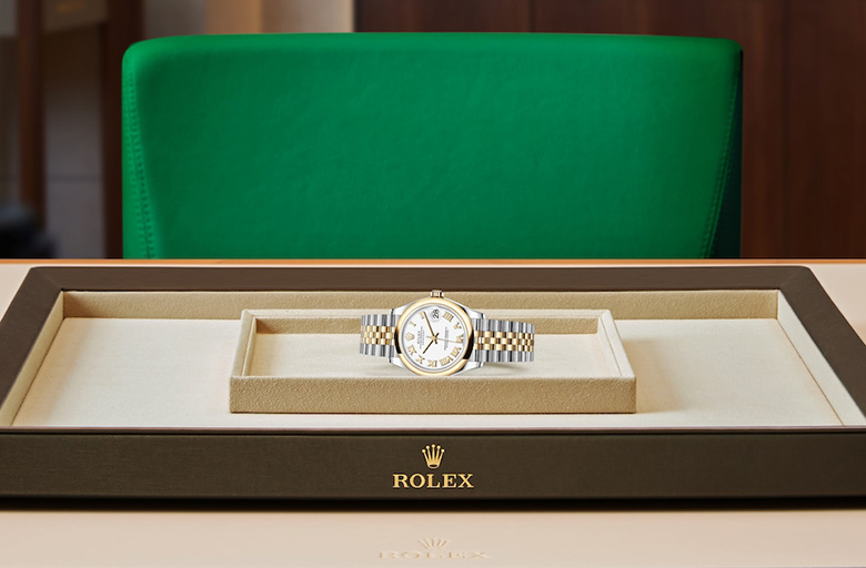 Rolex Datejust, Oyster, 31 mm, Oystersteel and yellow gold, M278243-0002