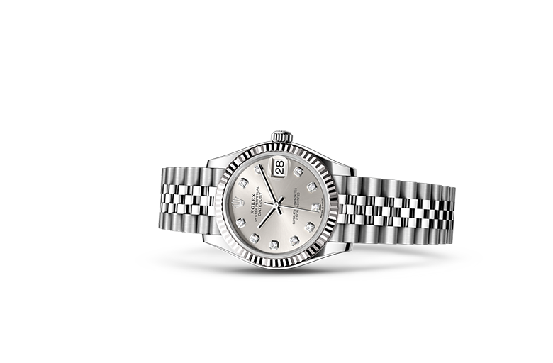 Rolex Datejust, Oyster, 31 mm, Oystersteel and white gold, M278274-0030