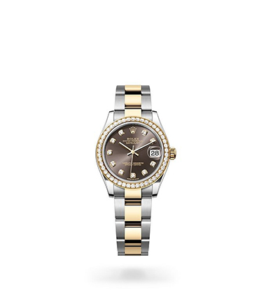 Rolex Datejust, Oyster, 31 mm, Oystersteel, yellow gold and diamonds, M278383RBR-0021