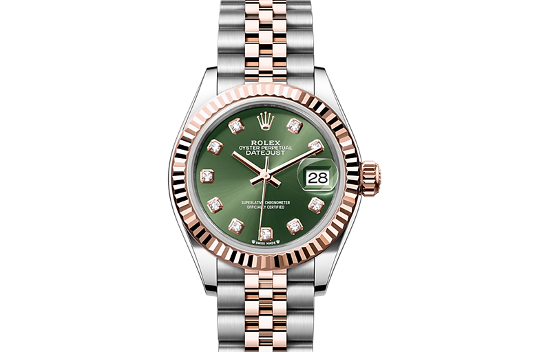 Rolex Lady-Datejust, Oyster, 28 mm, Oystersteel and Everose gold, M279171-0007