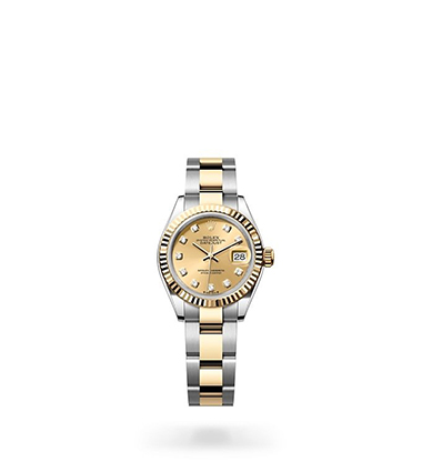 Rolex Lady-Datejust, Oyster, 28 mm, Oystersteel and yellow gold, M279173-0012