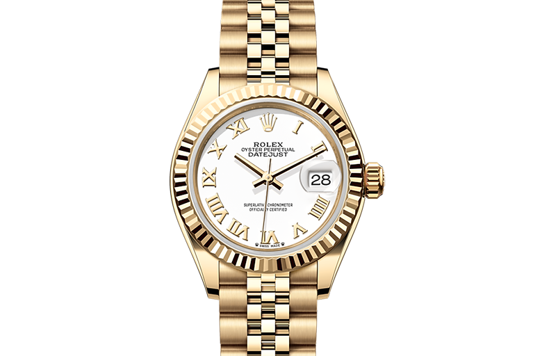 Rolex Lady-Datejust, Oyster, 28 mm, yellow gold, M279178-0030