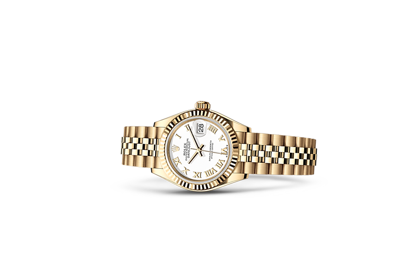 Rolex Lady-Datejust, Oyster, 28 mm, yellow gold, M279178-0030