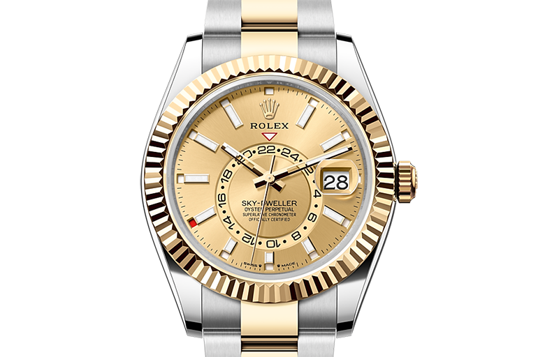 Rolex Sky-Dweller, Oyster, 42 mm, Oystersteel and yellow gold, M336933-0001