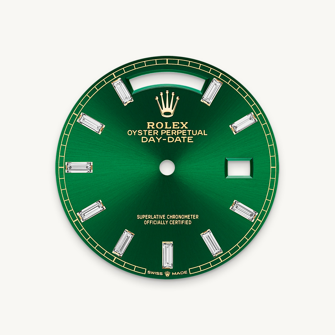Bright green dial
