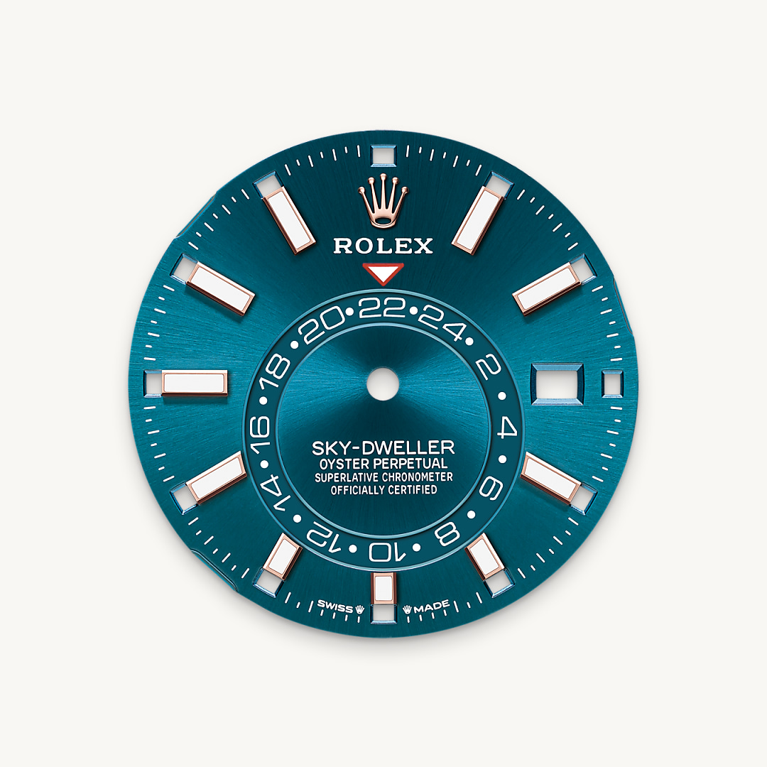 Blue-green dial